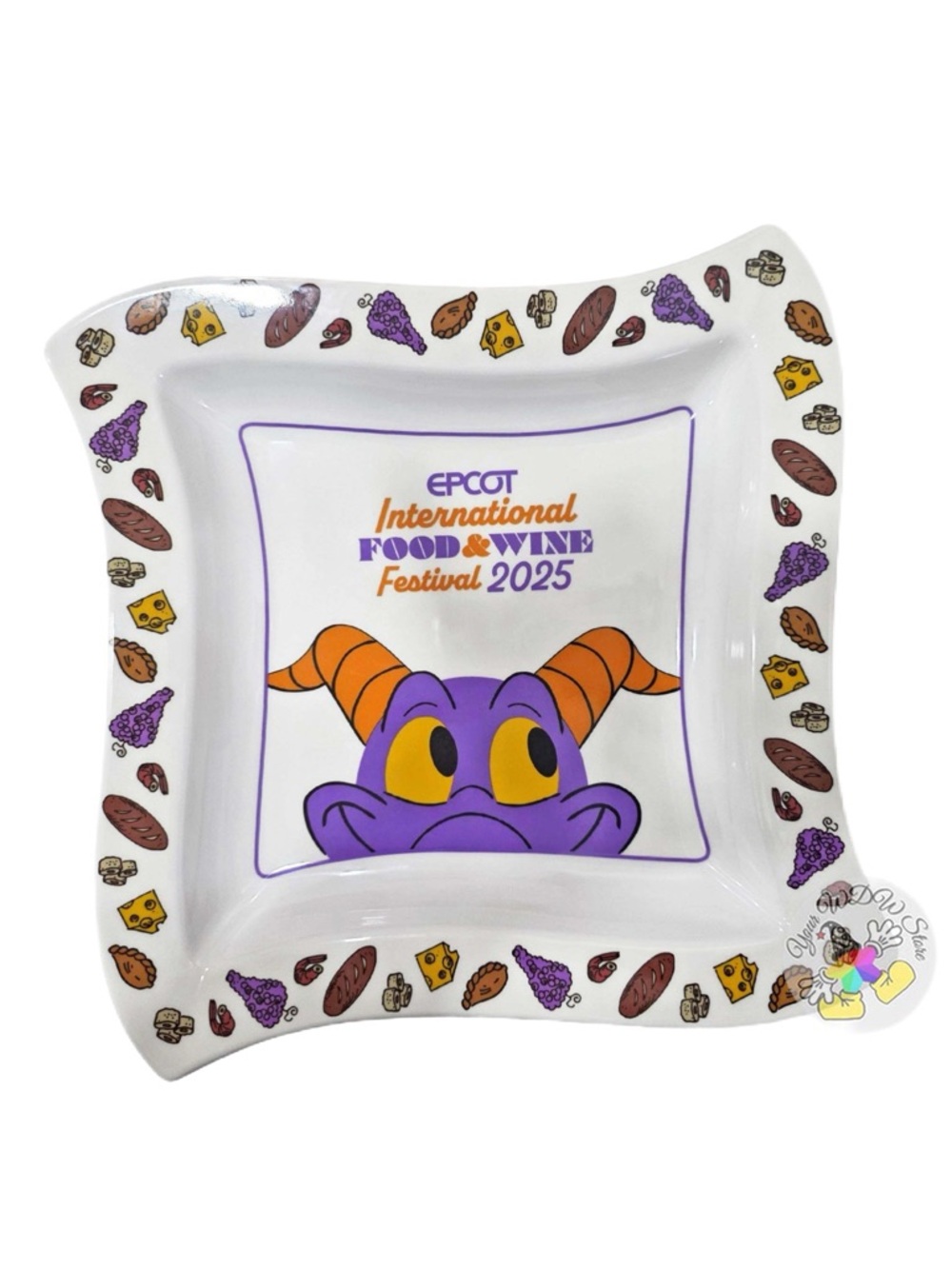 EPCOT International Food & Wine Festival 2025 FIGMENT Decorative Dish - NWT